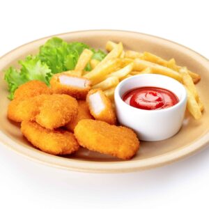 6 Chicken Nuggets with Fries or Chips