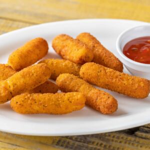 4 Cheese Sticks with Fries or Chips